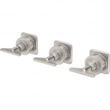 California Faucets TO-8503BL-PC - 3 Handle Tub and Shower Trim Only