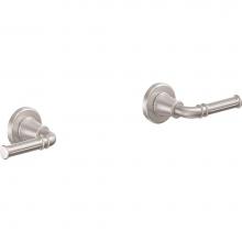 California Faucets TO-C106L-WHT - 2 Handle Tub or Shower Trim Only