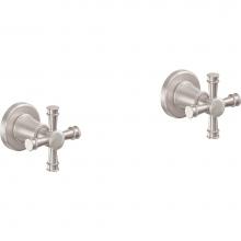 California Faucets TO-C106XSL-BLK - 2 Handle Tub or Shower Trim Only