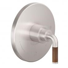 California Faucets TO-PB2L-30T-PC - Dual Pressure Balance Trim Only - Teak Handle