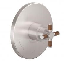 California Faucets TO-PB2L-30XT-PC - Dual Pressure Balance Trim Only - Teak Handle