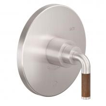 California Faucets TO-PBL-30T-PC - Pressure Balance Trim Only - Teak Handle