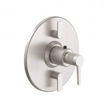 California Faucets TO-TH2L-53K-RBZ - StyleTherm® Trim Only With Dual Volume Control - Knurled Insert