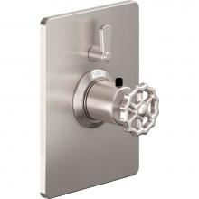 California Faucets TO-THC1L-80W-PC - StyleTherm® Trim Only with Single Volume Control