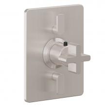 California Faucets TO-THC2L-37X-PC - StyleTherm® Trim Only with Dual Volume Control