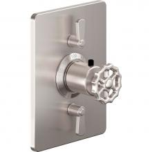 California Faucets TO-THC2L-80W-PC - StyleTherm® Trim Only with Dual Volume Control