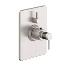 California Faucets TO-THF1L-52F-RBZ - StyleTherm® Trim Only With Single Volume Control - Carbon Fiber Insert