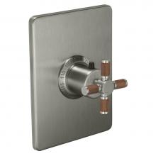 California Faucets TO-THCN-30XT-PC - StyleTherm® 3/4'' Thermostatic Trim Only - Teak Handle