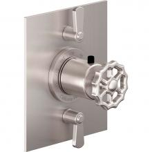 California Faucets TO-THF2L-80W-PC - StyleTherm® Trim Only with Dual Volume Control