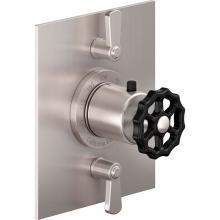 California Faucets TO-THF2L-80WB-PC - StyleTherm® Trim Only with Dual Volume Control