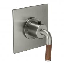 California Faucets TO-THFN-30T-PC - StyleTherm® 3/4'' Thermostatic Trim Only - Teak Handle