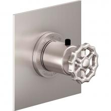 California Faucets TO-THFN-80W-PC - StyleTherm® 3/4'' Thermostatic Trim Only