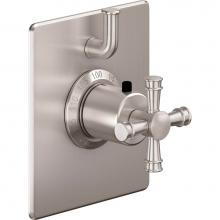 California Faucets TO-THQ1L-C1XS-MBLK - StyleTherm® Trim Only with Single Volume Control