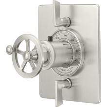 California Faucets TO-THQ2L-85W-PC - StyleTherm® Trim Only with Dual Volume Control