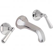 California Faucets TO-V4602-7-PC - Two Handle Lavatory Wall Faucet Trim Only