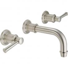 California Faucets TO-V4802-7-ABF - Two Handle Lavatory Wall Faucet Trim Only