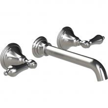 California Faucets TO-V5502-9-PC - Two Handle Lavatory Wall Faucet Trim Only