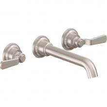 California Faucets TO-V8002-9-PC - Two Handle Lavatory Wall Faucet Trim Only