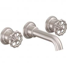 California Faucets TO-V8002W-7-PC - Two Handle Lavatory Wall Faucet Trim Only