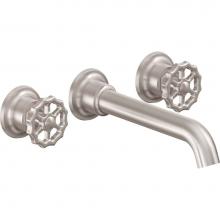 California Faucets TO-V8002W-9-PC - Two Handle Lavatory Wall Faucet Trim Only