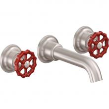 California Faucets TO-V8002WR-7-PC - Two Handle Lavatory Wall Faucet Trim Only