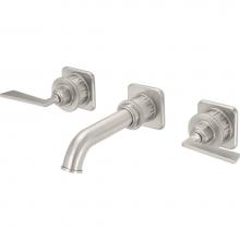 California Faucets TO-V8502-7-PC - Two Handle Lavatory Wall Faucet Trim Only