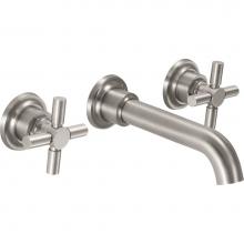 California Faucets TO-V3002X-7-PC - Two Handle Lavatory Wall Faucet Trim Only