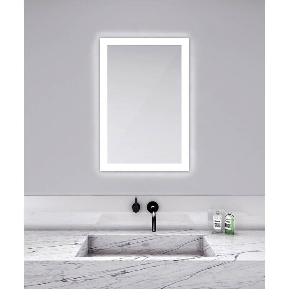 Silhouette 48w x 36h Lighted Mirror with Keen