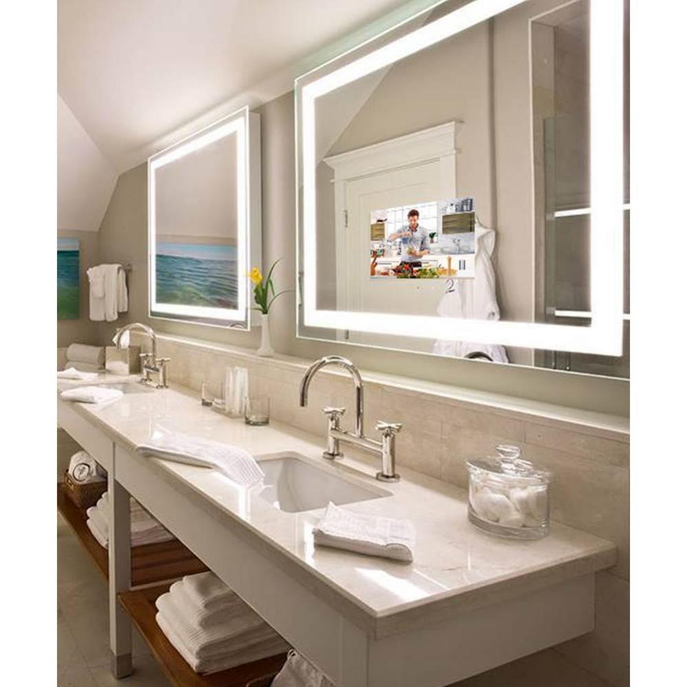Integrity 60w x 42h Lighted Mirror TV with 21'' TV