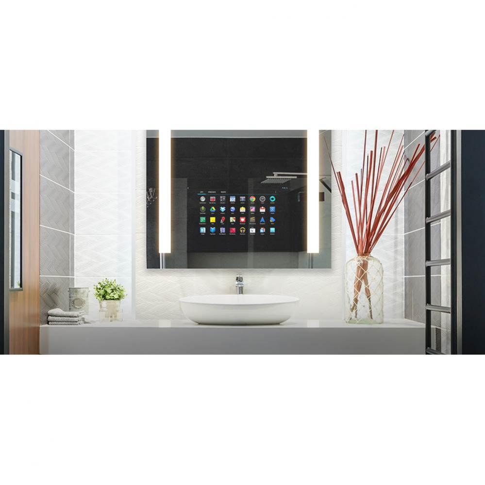 Fusion 48w x 36h Lighted Mirror TV with 15'' TV