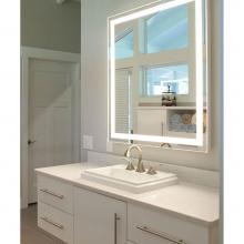Electric Mirror INT-3636-AE - Integrity 36x36 Lighted Mirror with Ava