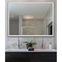 Electric Mirror RADP-4634-03A - Radiance - Silver Frame Lighted Mirror