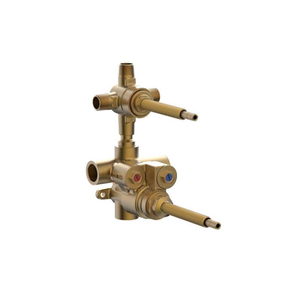 3/4'' 2018 Thermostatic Valve with 3 Way Diverter (SHARED)