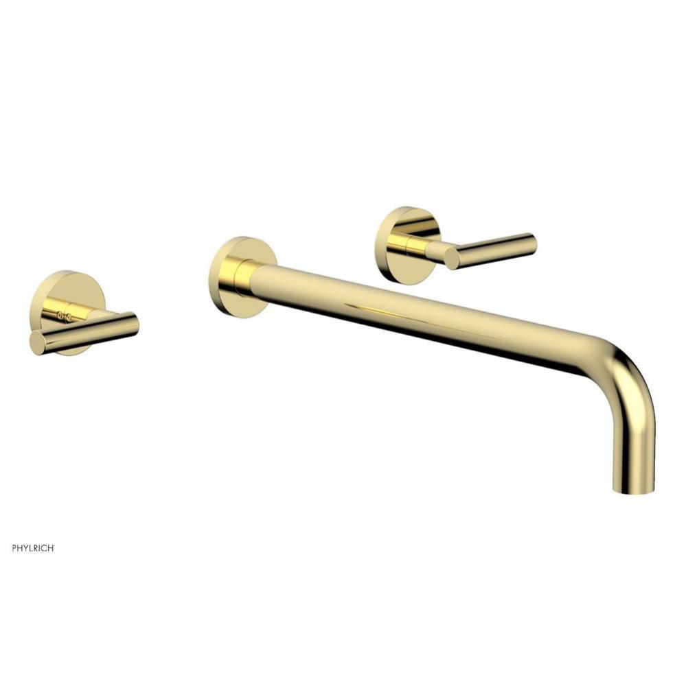 Wall Lav Set Lever Handle 14'' Spt