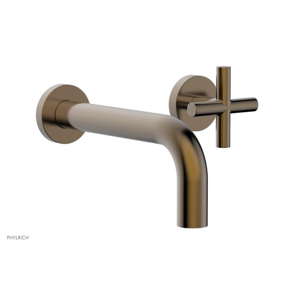 Single Hdl Wall Lav Set Cross Handle