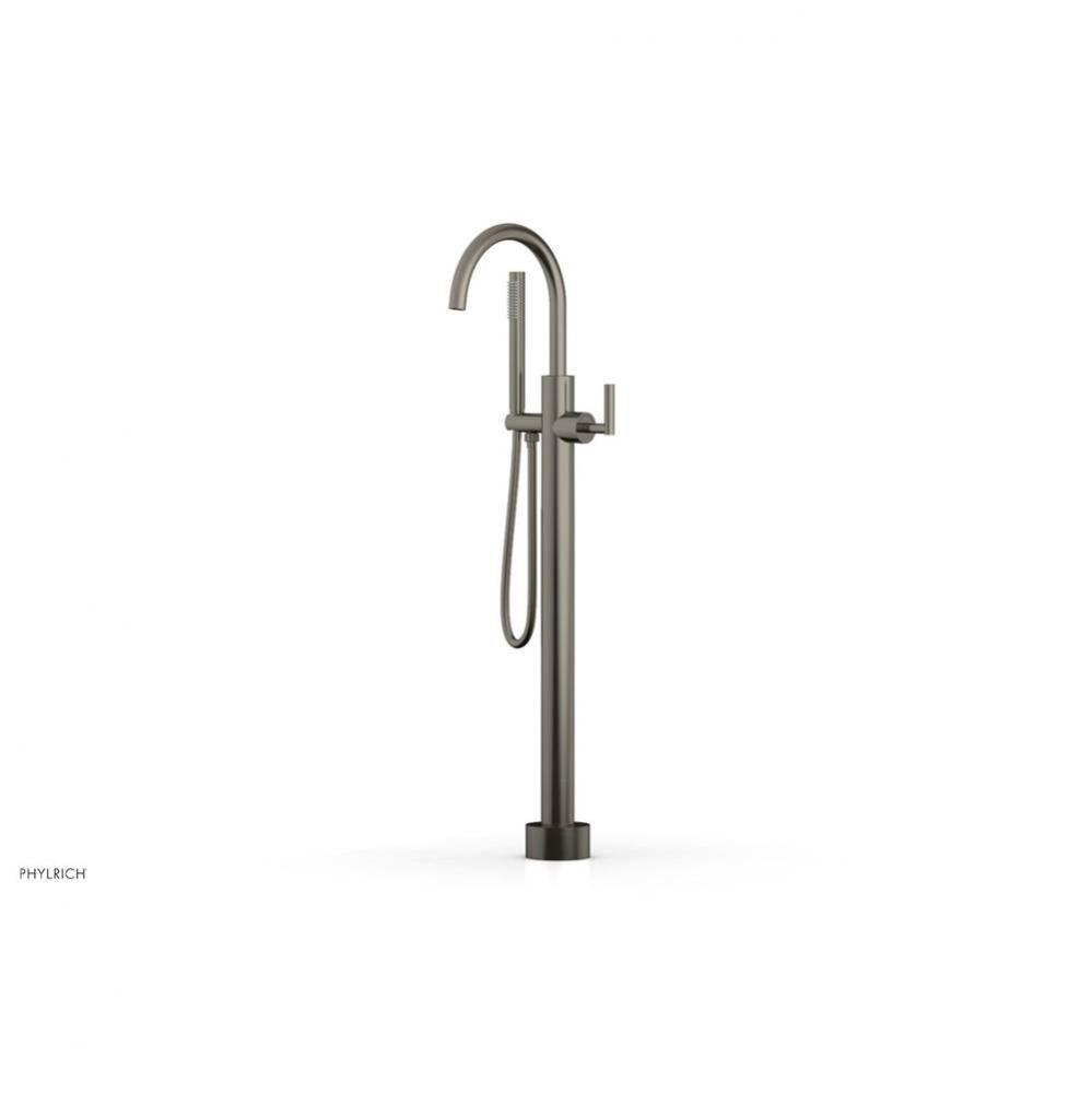 Floor Mounted Tub Filler Lever Hdl W/Handshwr-Tall