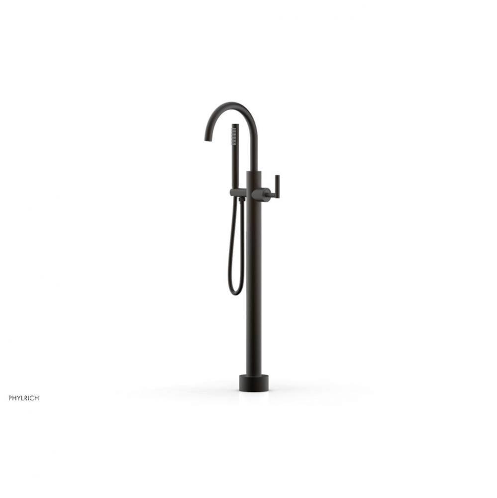 Floor Mounted Tub Filler Lever Hdl W/Handshwr-Tall