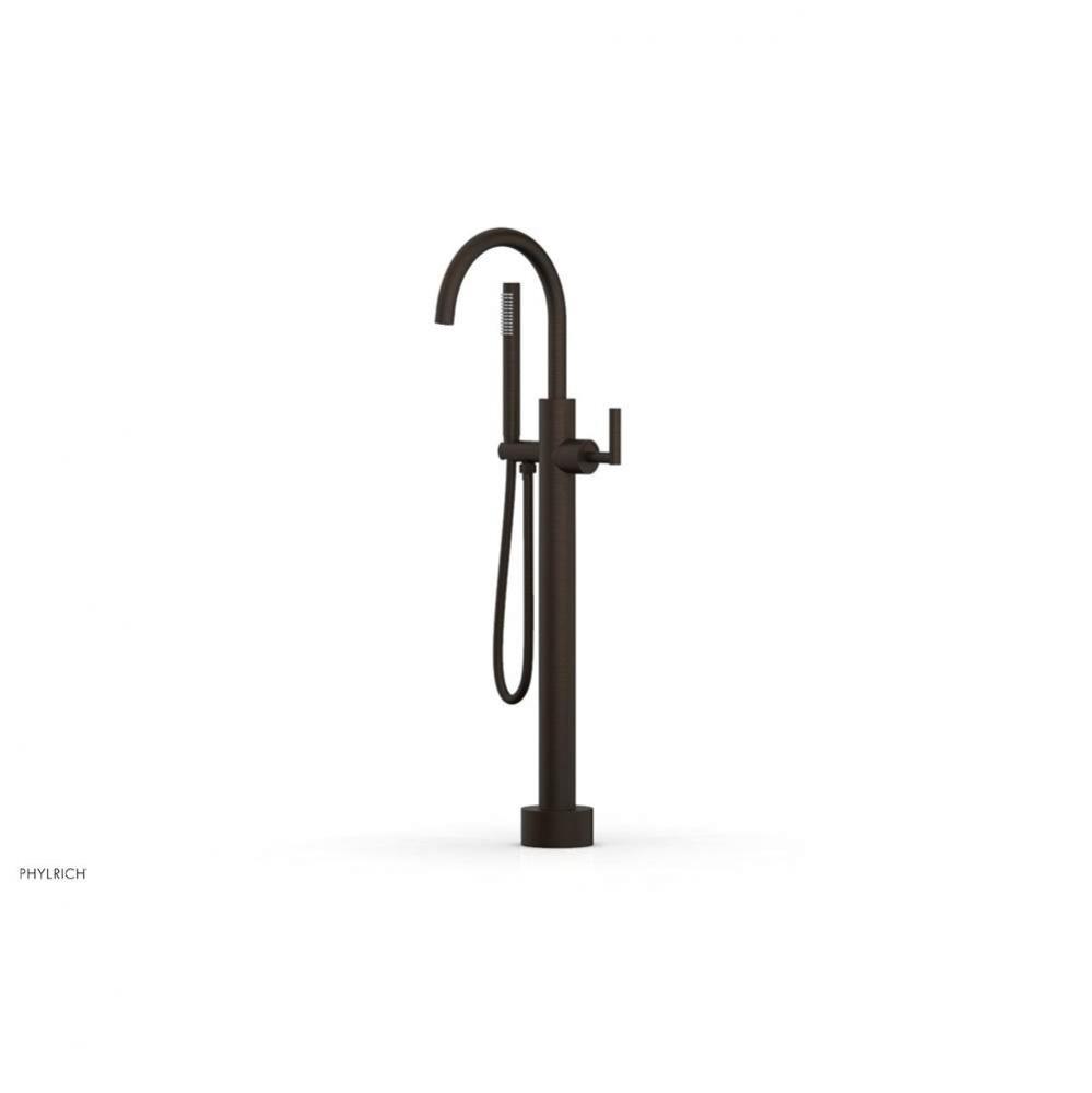 Floor Mounted Tub Filler Lever Hdl W/Handshwr-Short