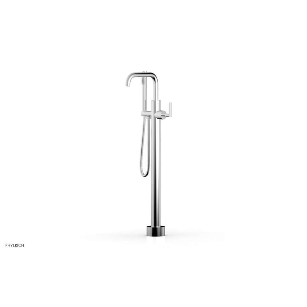 Floor Mounted Tub Filler Lever Hdl W/Handshwr-Tall