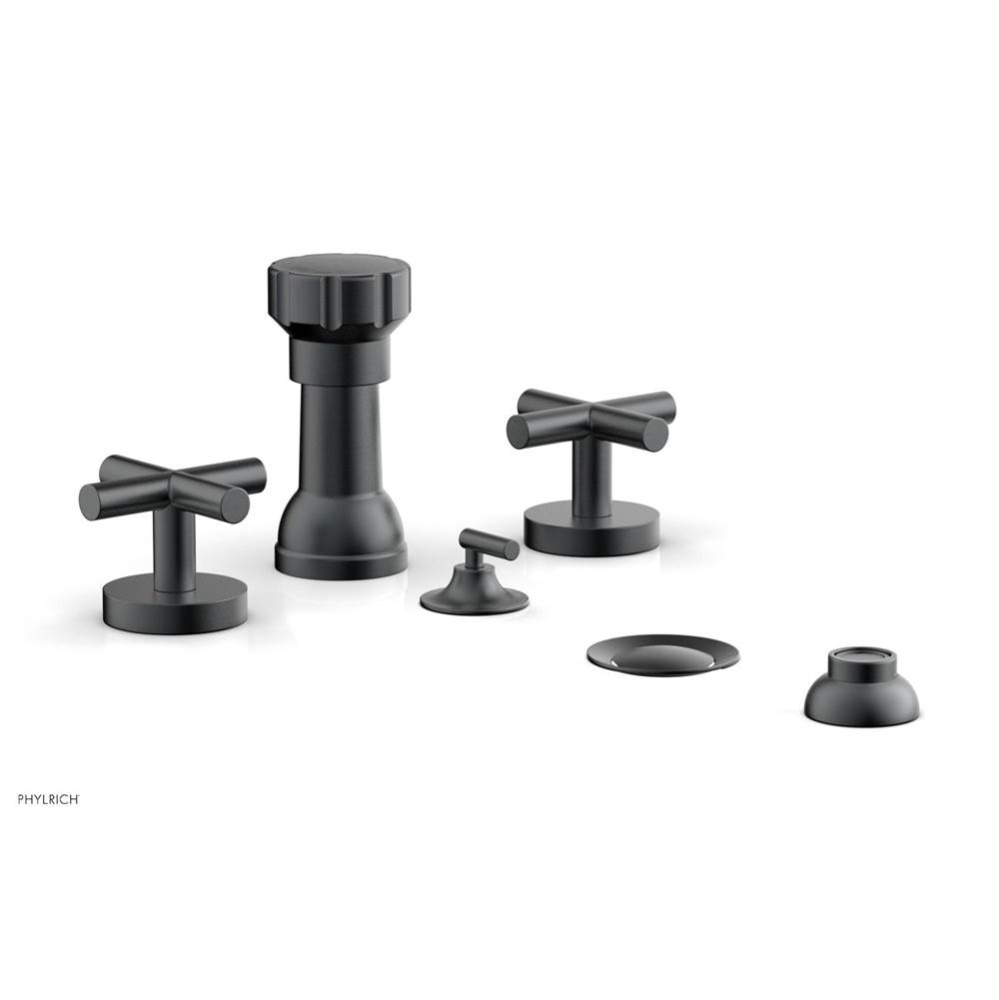Four Hole Bidet Set Cross Handle