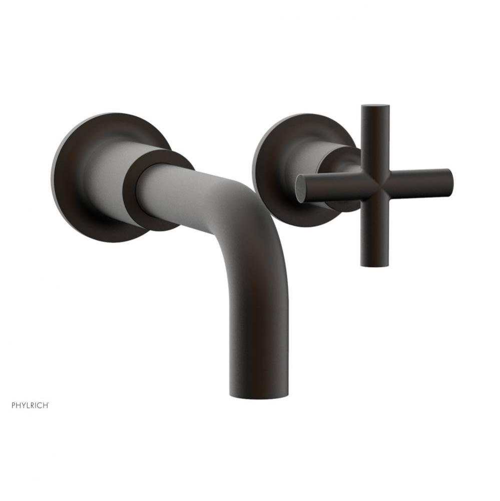 Single Hdl Wall Lav Set Cross Handle