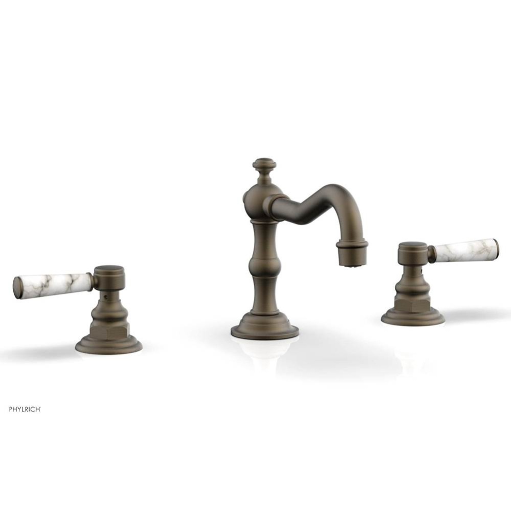 Widespread Faucet Marble Lever Handles Henri Series