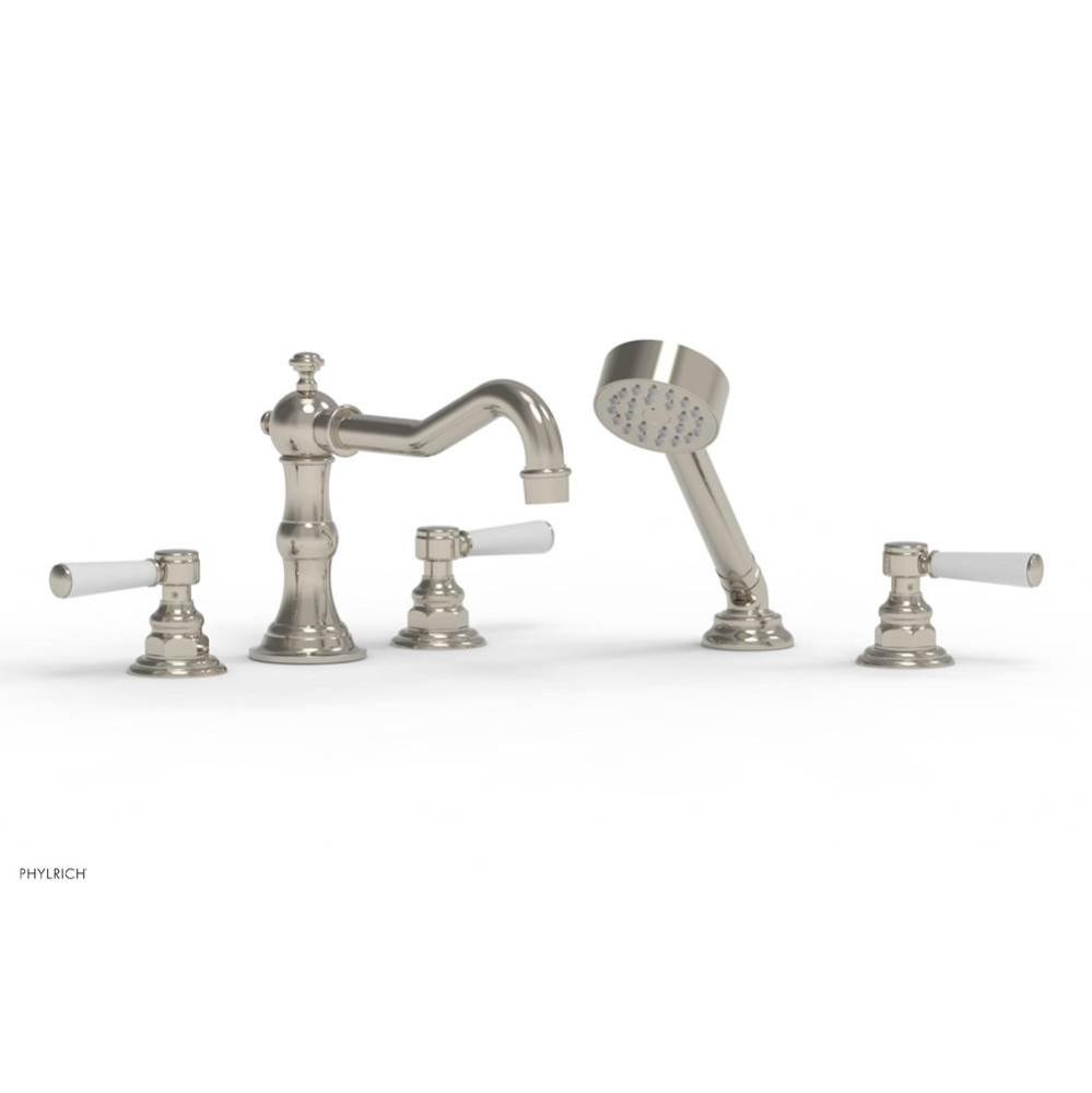 Deck Tub Set Trim, W/ Hnd Shwr, Lever Hdls Henri