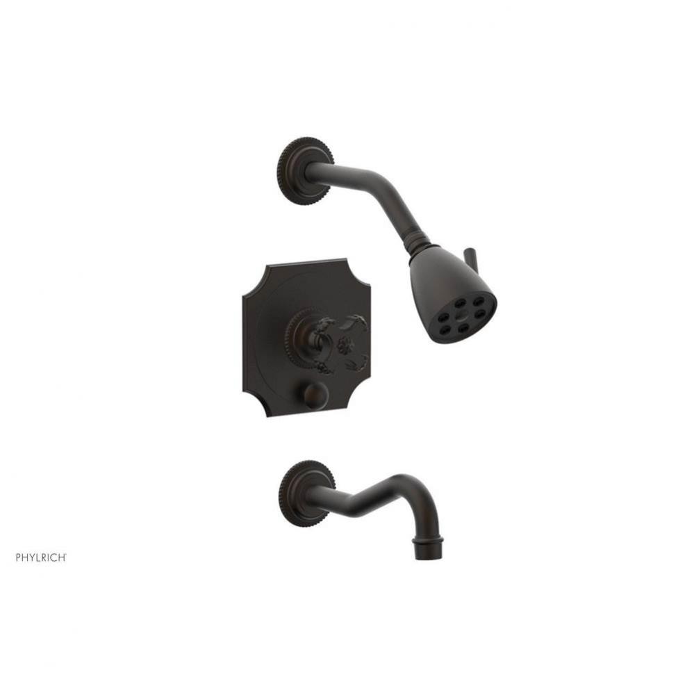 MARVELLE Pressure Balance Tub and Shower Set - Cross Handle 162-26