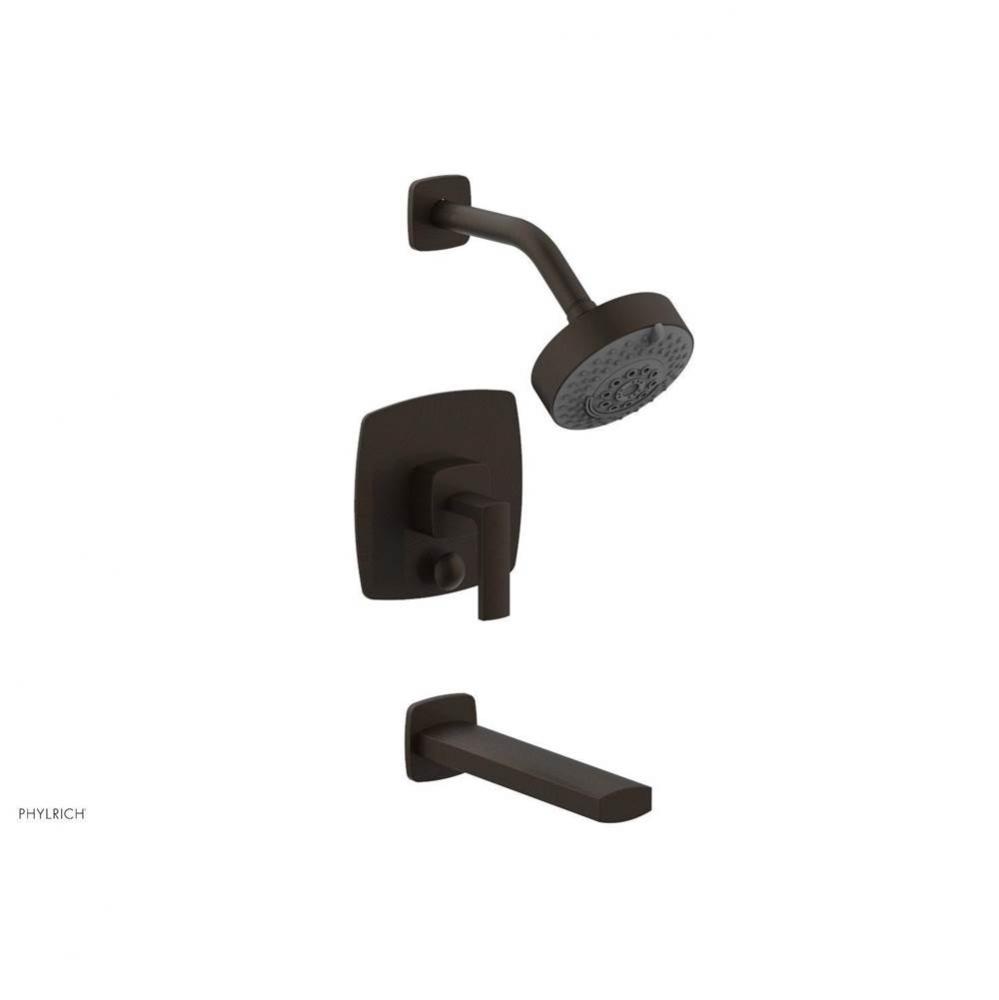 Pb Tub & Shwr Kit Radi, Lever Handle