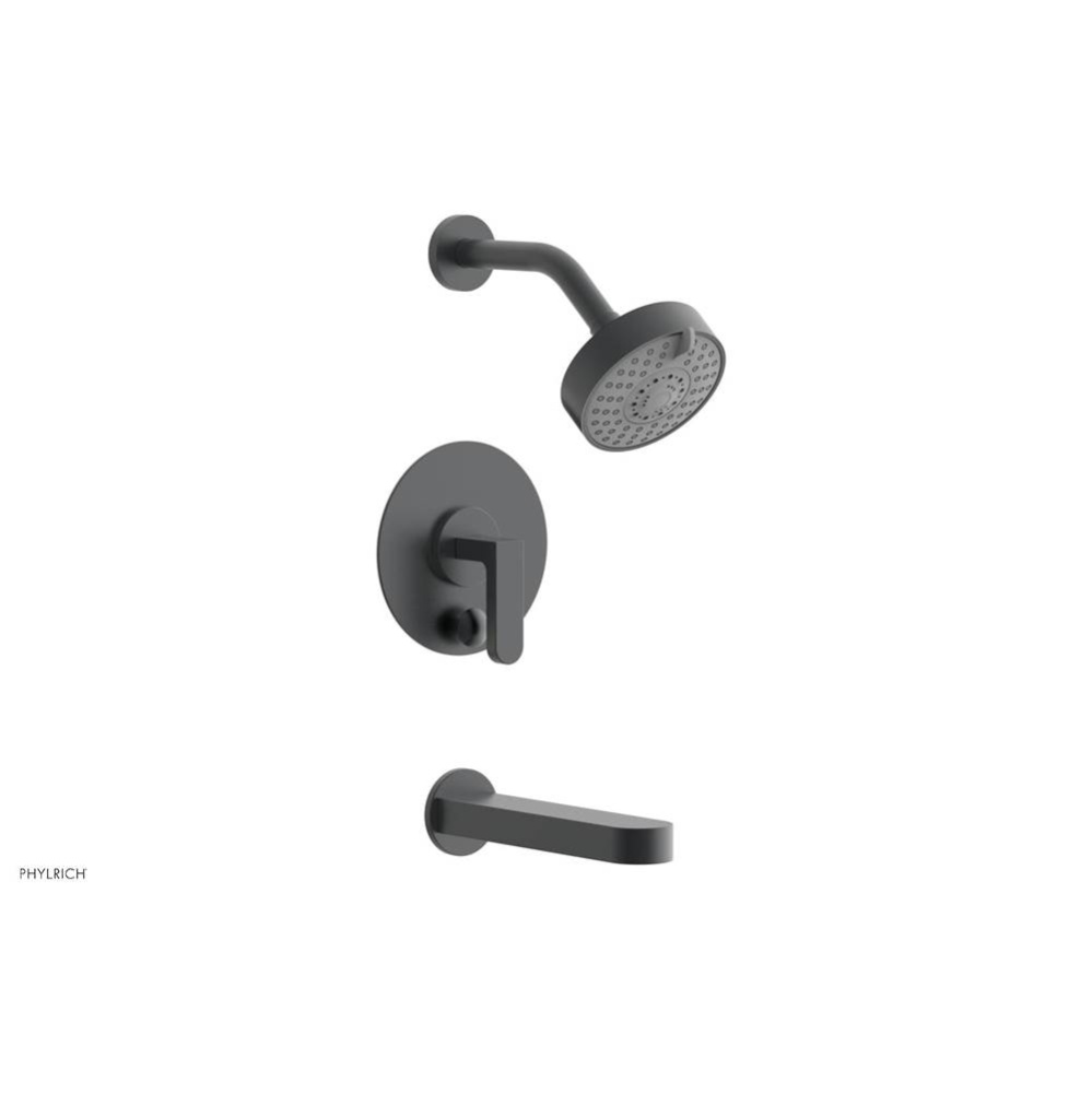 Pb Tub & Shwr Kit Rond, Lever Handle