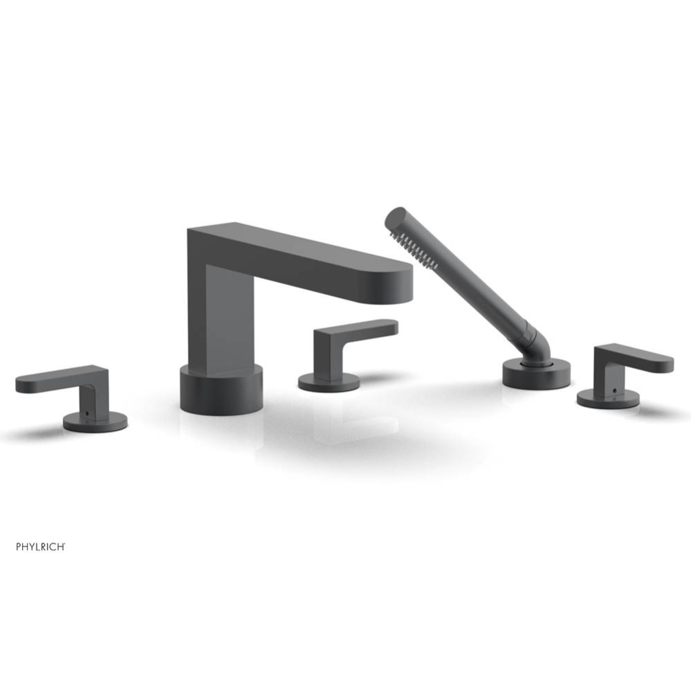 Deck Tub Set Rond W/ Hs, Lever Handle