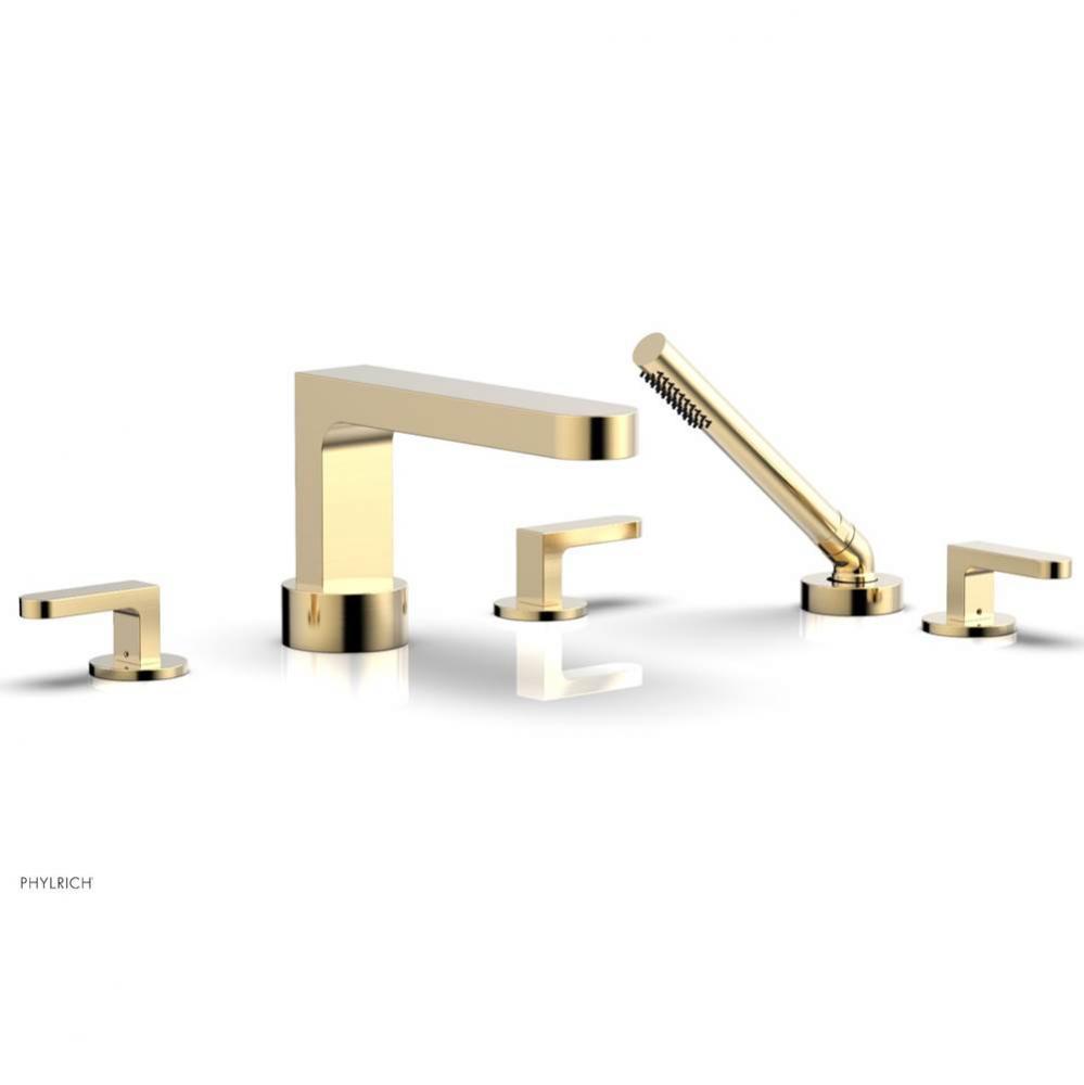 Deck Tub Set Rond W/ Hs, Lever Handle