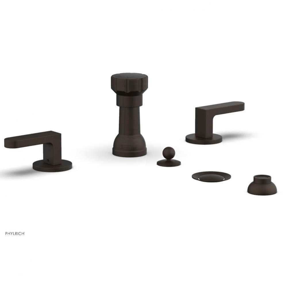 Four Hole Bidet Set Rond, Lever Handle