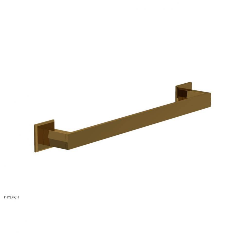 French Brass (Living Finish) Diama 18'' Towel Bar